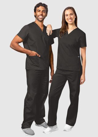 Free Embroidery Unisex Basic Nurse Scrub Set