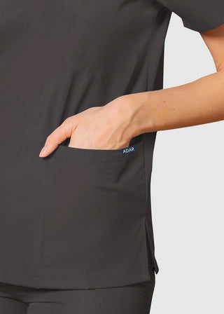 Adar Uniform Unisex Basic Nurse Scrub Set