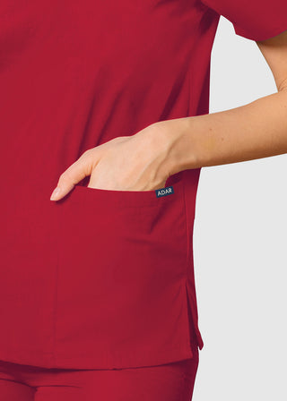 Adar Uniform Unisex Basic Nurse Scrub Set