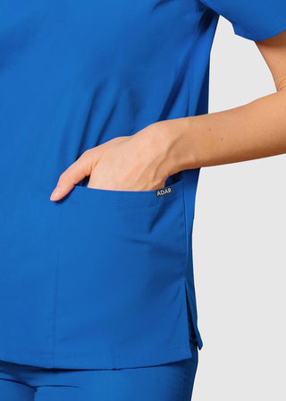 Free Embroidery Unisex Basic Nurse Scrub Set