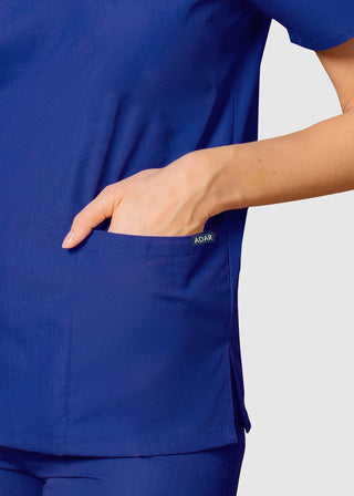 Free Embroidery Unisex Basic Nurse Scrub Set