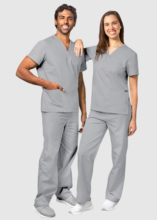 Free Embroidery Unisex Basic Nurse Scrub Set