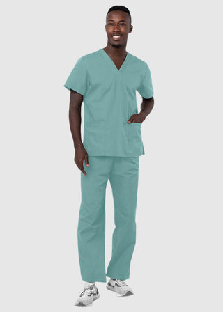 Adar Uniform Unisex Basic Nurse Scrub Set
