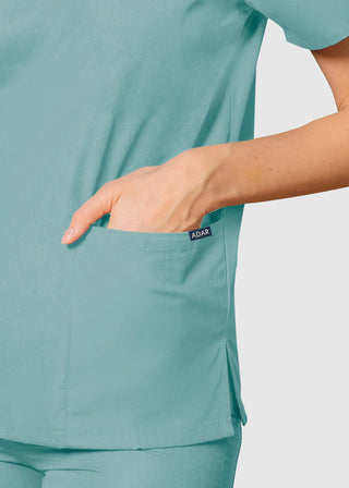 Adar Uniform Unisex Basic Nurse Scrub Set