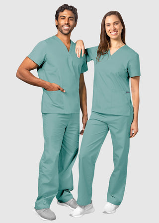 Free Embroidery Unisex Basic Nurse Scrub Set