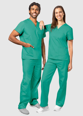 Free Embroidery Unisex Basic Nurse Scrub Set