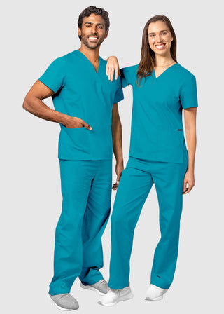 Free Embroidery Unisex Basic Nurse Scrub Set