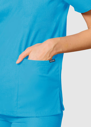 Free Embroidery Unisex Basic Nurse Scrub Set