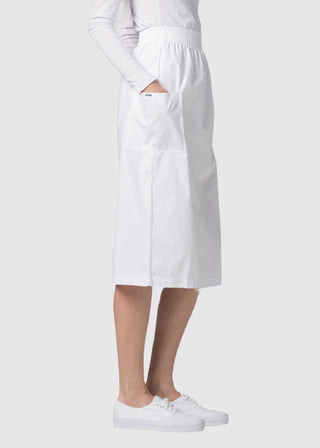 Adar Nurses Two Pocket A-Line Knee Length Uniform Skirt