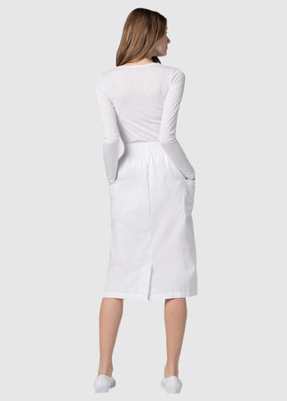 Adar Nurses Two Pocket A-Line Knee Length Uniform Skirt