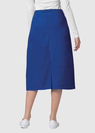Adar Women Two Pocket Mid-Calf Drawstring Uniform Skirt