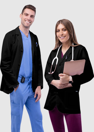 Adar 31 Inches Classic Three Pocket Unisex Consultation Coat