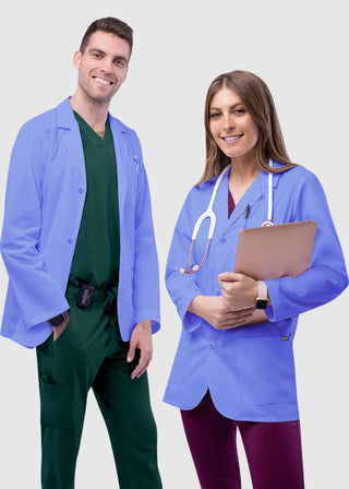 Adar 31 Inches Classic Three Pocket Unisex Consultation Coat