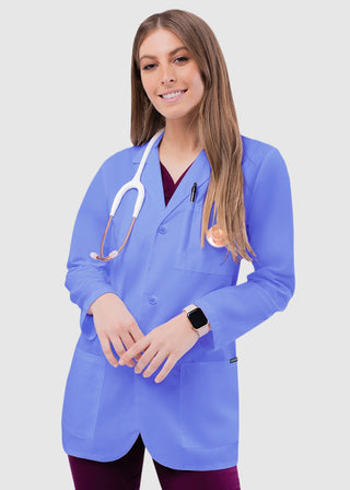 Adar 31 Inches Classic Three Pocket Unisex Consultation Coat