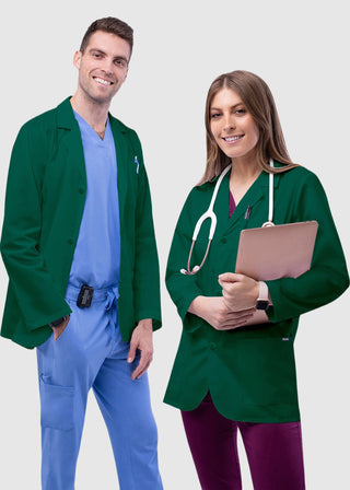 Adar 31 Inches Classic Three Pocket Unisex Consultation Coat