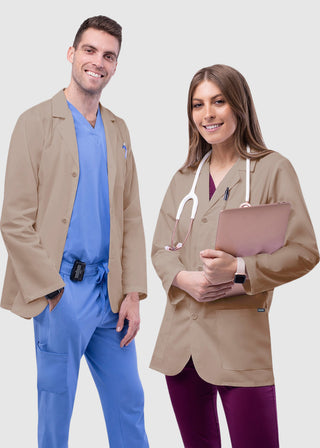 Adar 31 Inches Classic Three Pocket Unisex Consultation Coat