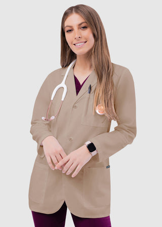 Adar 31 Inches Classic Three Pocket Unisex Consultation Coat