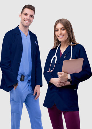 Adar 31 Inches Classic Three Pocket Unisex Consultation Coat