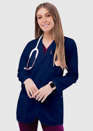 Adar 31 Inches Classic Three Pocket Unisex Consultation Coat