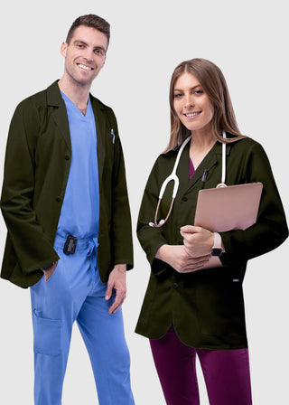 Adar 31 Inches Classic Three Pocket Unisex Consultation Coat