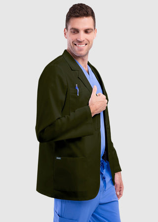 Adar 31 Inches Classic Three Pocket Unisex Consultation Coat