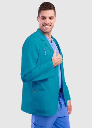 Adar 31 Inches Classic Three Pocket Unisex Consultation Coat