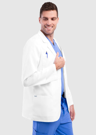 Adar 31 Inches Classic Three Pocket Unisex Consultation Coat
