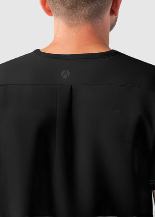 Adar Addition Men's Contemporary Fit V-Neck Scrub Top