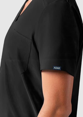 Adar Addition Men's Contemporary Fit V-Neck Scrub Top