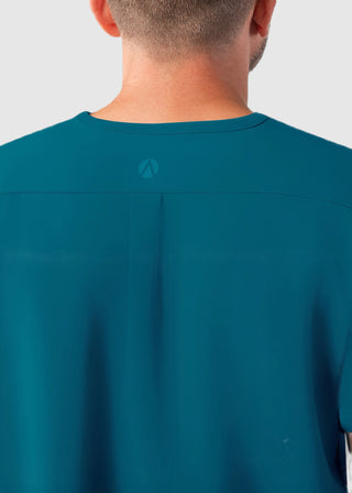 Adar Addition Men's Contemporary Fit V-Neck Scrub Top