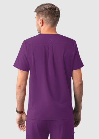 Adar Addition Men's Contemporary Fit V-Neck Scrub Top