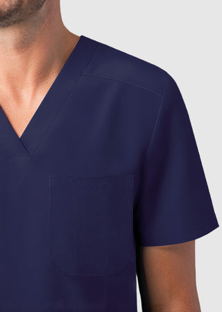 Adar Addition Men's Contemporary Fit V-Neck Scrub Top