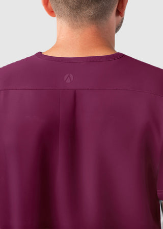 Adar Addition Men's Contemporary Fit V-Neck Scrub Top