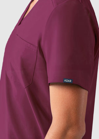 Adar Addition Men's Contemporary Fit V-Neck Scrub Top