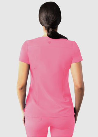 Adar Women's Modern fit V-Neck Top