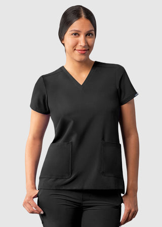 Adar Women's Modern fit V-Neck Top