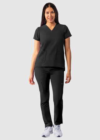 Adar Women's Modern fit V-Neck Top