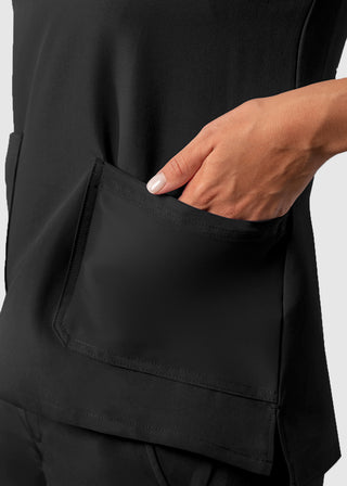 Adar Women's Modern fit V-Neck Top