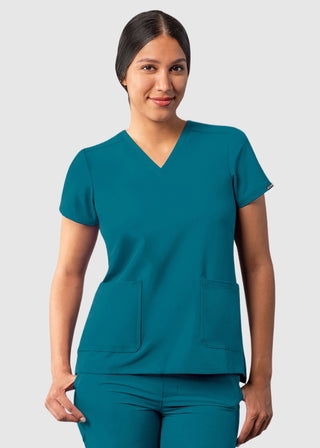 Adar Women's Modern fit V-Neck Top