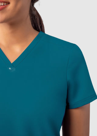 Adar Women's Modern fit V-Neck Top