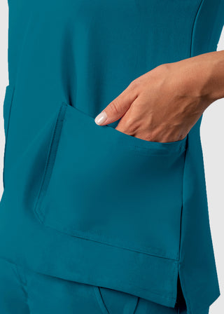 Adar Women's Modern fit V-Neck Top