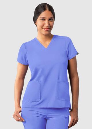 Adar Women's Modern fit V-Neck Top