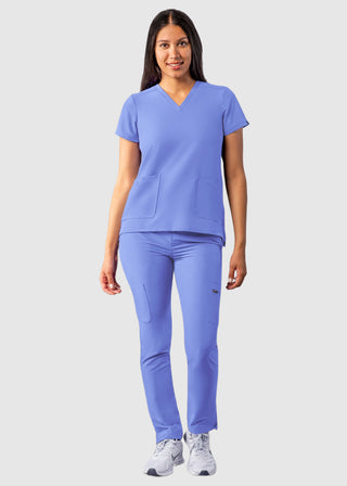 Adar Women's Modern fit V-Neck Top