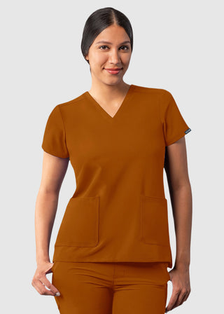 Adar Women's Modern fit V-Neck Top