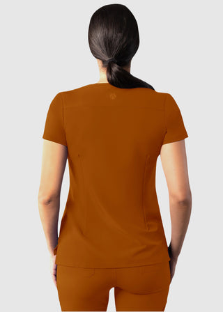 Adar Women's Modern fit V-Neck Top