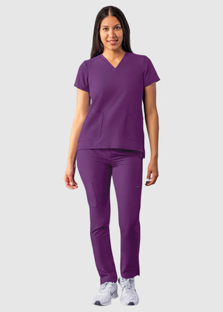 Adar Women's Modern fit V-Neck Top