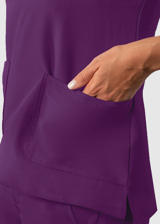 Adar Women's Modern fit V-Neck Top