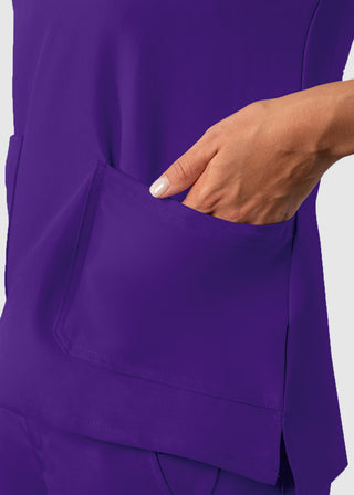 Adar Women's Modern fit V-Neck Top