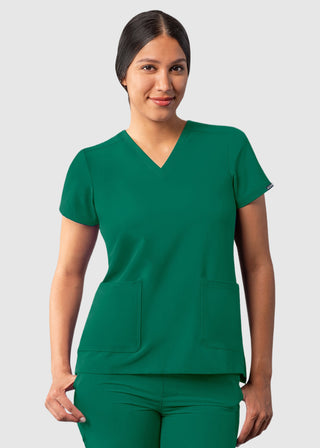 Adar Women's Modern fit V-Neck Top