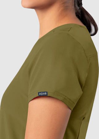 Adar Women's Modern fit V-Neck Top